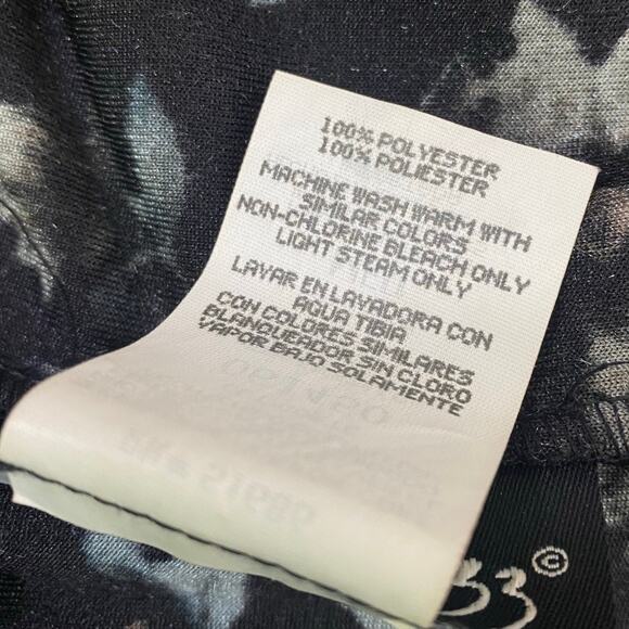 Vintage Y2K All That Jazz Black Floral Velvet Maxi Pencil Dress Sz M 90s Grunge - Picture 9 of 11